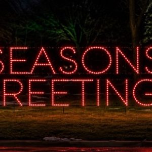Season's Greetings Marquee - LED
