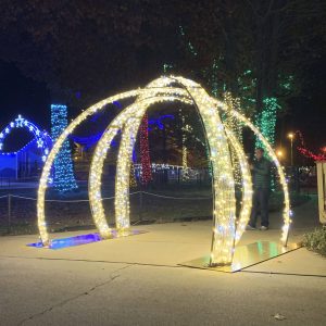 Shimmering 3-Ring Arch