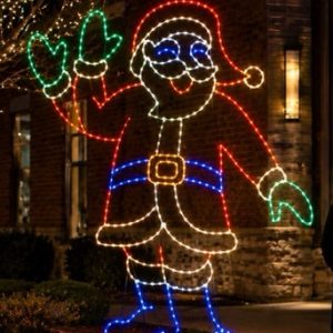 Waving Santa Animated